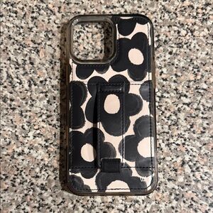 Black Floral Walli iPhone 16 pro max case